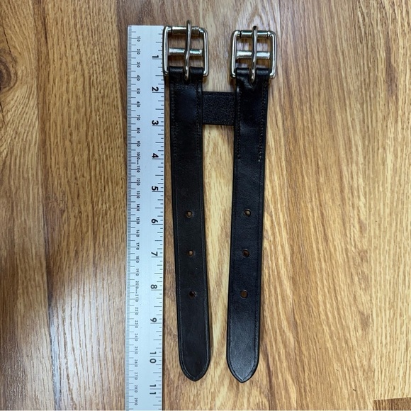 NWOT Leather Girth Extender Darker Havana Brown - Picture 3 of 3